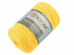 Kraftika 1ks 2 (794) hořčicová pletací příze macrame cotton 250g