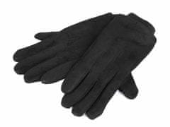 Kraftika 1pár (vel. l) černá pánské rukavice s nápletem