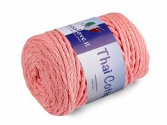 Kraftika 1ks korálová sv. pletací příze thai cotton 250g