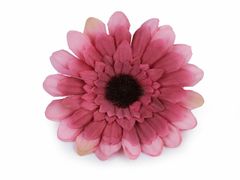 Kraftika 2ks růžová střední umělý květ gerbera 80mm