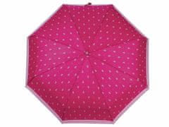 Kraftika 1ks růžová malinová skládací mini deštník kotvy