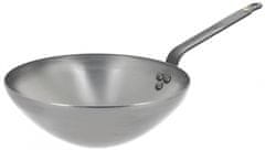 TWM Pánev wok Mineral H 28 cm ze stříbrné oceli