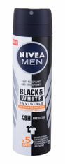 Nivea 150ml men invisible for black & white ultimate impact