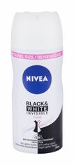 Nivea 100ml black & white invisible clear 48h