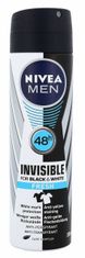 Nivea 150ml men invisible for black & white fresh 48h