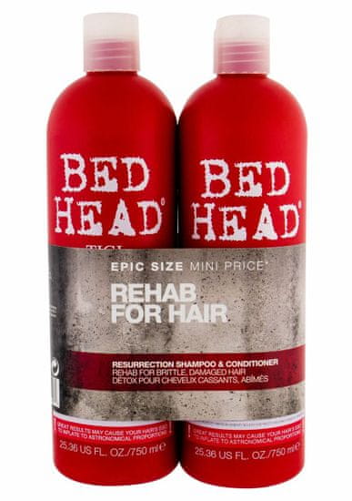 Tigi 750ml bed head resurrection duo kit, šampon