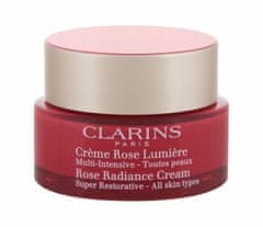 Clarins 50ml rose radiance, denní pleťový krém