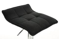 BHM Germany Barová židle Madison, textil, černá