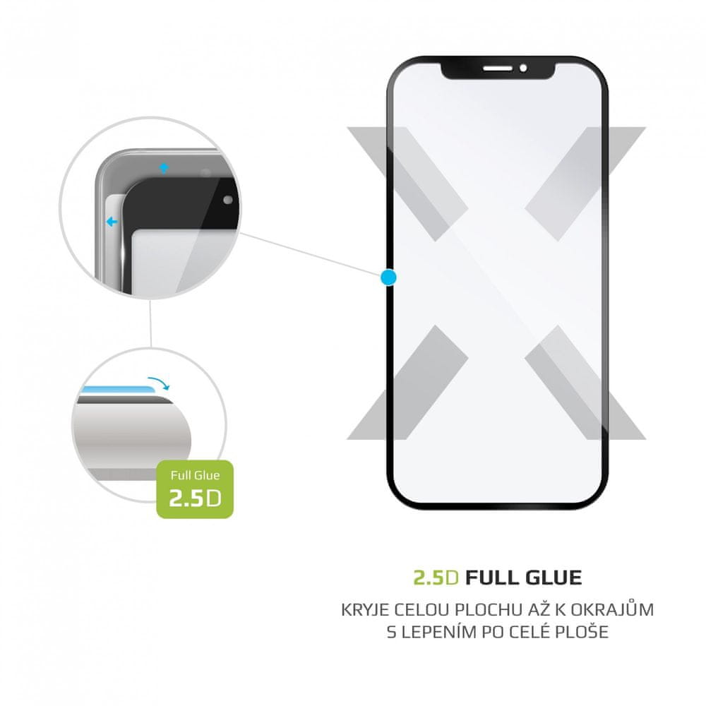 FIXED Ochranné tvrzené sklo Full-Cover pro ASUS Zenfone 8 Flip, lepení přes celý displej FIXGFA-759-BK, černé