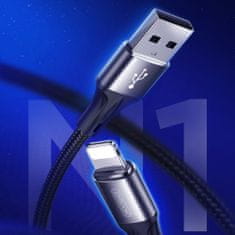 Joyroom Fast Charging kabel USB / Lightning 3A 1m, černý