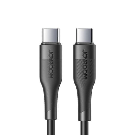 Joyroom Fast Charging kabel USB-C / USB-C QC PD 3A 60W 1.2m, černý