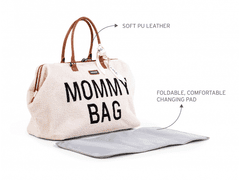 Childhome Přebalovací taška Mommy Bag Teddy Off White