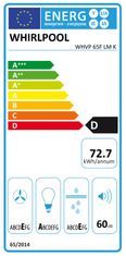 Whirlpool komínová digestoř WHVP 65F LM K