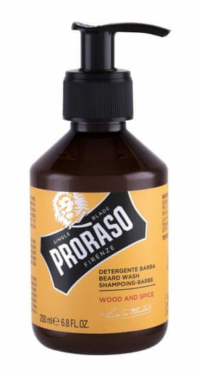 Proraso 200ml wood & spice beard wash, šampon