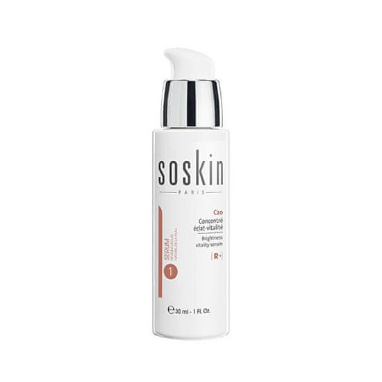 Rozjasňující pleťové sérum s vitaminem C 20% (Brightness-Vitality Serum) 30 ml