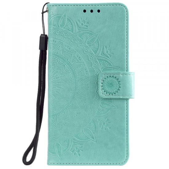 MFashion Pouzdro Huawei P40 Lite - Mandala - tyrkysové