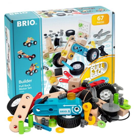 Brio 34595 Stavebnice Brio Builder pull-back systém