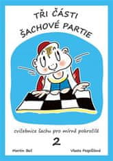 Martin Beil;Vlasta Pospíšilová: Tři části šachové partie - Cvičebnice šachu pro začátečníky 2. díl