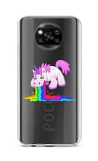 TopQ Kryt Xiaomi Poco X3 silikon Rainbow Splash 60862