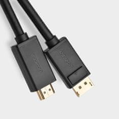 Ugreen DP101 kabel DisplayPort / HDMI 4K 1.5m, černý