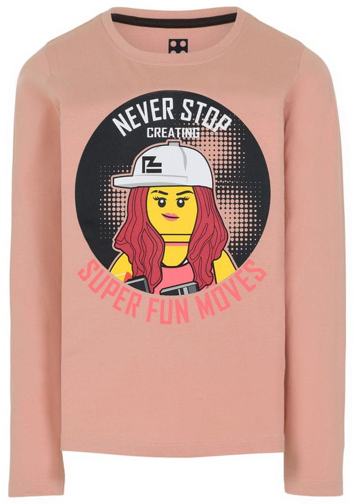 LEGO Wear dívčí tričko LW-12010170 světle růžová 110