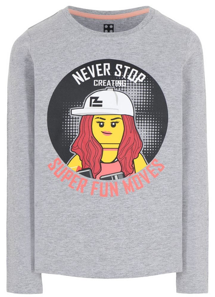 LEGO Wear dívčí tričko LW-12010170_1 šedá 98