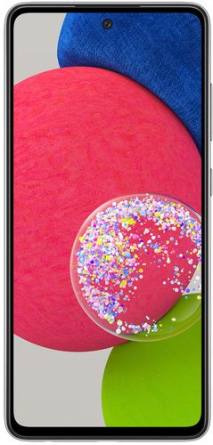 moderní mobilní dotykový telefon smartphone samsung galaxy A52s 5G  čtečka otisků prstu krásný elegantní design 5000mah baterie slot pro microSD karty až 1 tb osmijádrový procesor 64mpx 12mpx 5mpx 5mpx zadní fotoaparát 32mpx přední fotoaparát gorilla glass 5 ochrana skla samoled displej nfc párování 5G připojení podpora 5G výkonný chytrý telefon