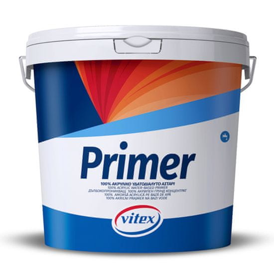 Vitex Primer 100% Akrylic (3 litry) - penetrace pro interiéry i exteriéry