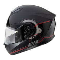 W-TEC Moto přilba Yorkroad Fusion (Velikost: L (59-60), Barva: Black Grey Red Glossy)