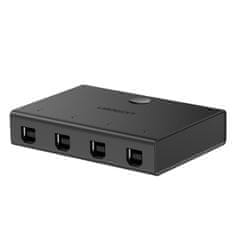 Ugreen US158 Switch adaptér 4x USB 2.0, černý