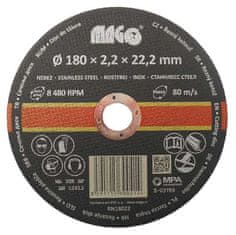 MAGG Řezný kotouč na nerez 180 x 2,2 x 22,2 mm MAGG