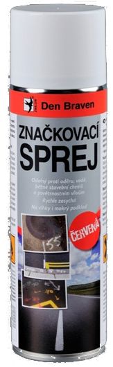 Den Braven Značkovací sprej červený 500 ml - Den Braven