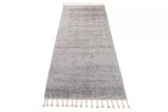 Chemex Koberec Chodníkový Versay Fringes S Třásněmi Boho Shaggy Módní 6365A Ejf Šedá 70x250 cm