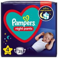 Pampers night pants kalhotky plenkové jednorázové 4