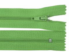 Kraftika 1ks poison green spirálový zip šíře 3mm délka 25cm pinlock,