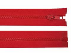 Kraftika 1ks 148 high risk red kostěný zip šíře 5mm délka 85 cm