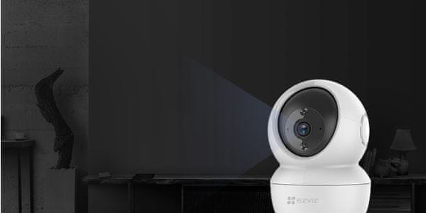 Ezviz C6N Full HD bezpečnostná IP kamera 360° panoráma objektív široký zorný uhol pohľadu 124° extra tichá kontrola bezpečia súkromia indoor prevedenie brilantné v noci