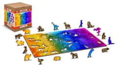 InnoVibe Wooden City Dřevěné puzzle Ptačí ráj 2v1, 600 dílků EKO