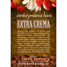 Čerstvá káva EXTRA CREMA 250g zrno 80% Arabica 20% Robusta