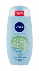 Nivea 250ml clay fresh, ginger & basil, sprchový gel