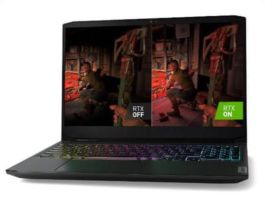 Herní notebook Lenovo IdeaPad Gaming 3 15,6 palců 165 Hz obnovovací frekvence Full HD IPS displej AMD Ryzen 7 NVIDIA GeForce RTX 3060 WiFi ax 512 GB SSD 16 GB RAM DDR4 7.1 kanálový zvuk potlačení hluku RGB podsvícená klávesnice