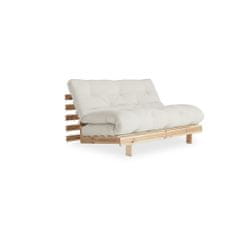 sofa ROOT + futon natural, přírodní, 160 cm