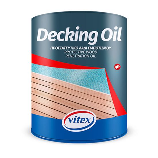 Vitex Decking oil (2,5 litrů) - ochranný penetrační olej pro terasy, pergoly, podlahy či ploty