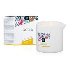 Exotiq Smyslná masážní svíčka ExotiQ Massage Candle Ylang Ylang 200g