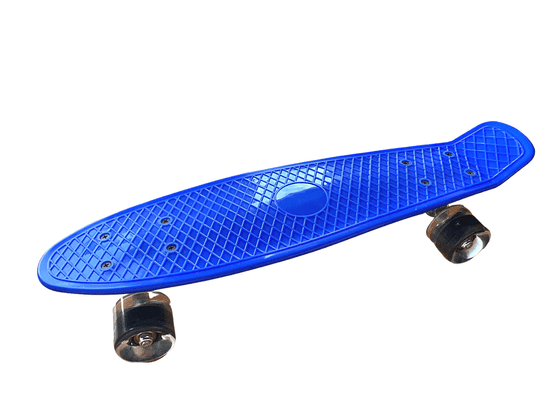 Pennyboard s LED kolečky, 56 cm DARK BLUE/BLACK S-154