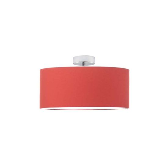 LYSNE.PL WENECJA stropní plafond fi 40 cm 3xE27 dno, pokojová lampa, rám z kartáčované oceli,