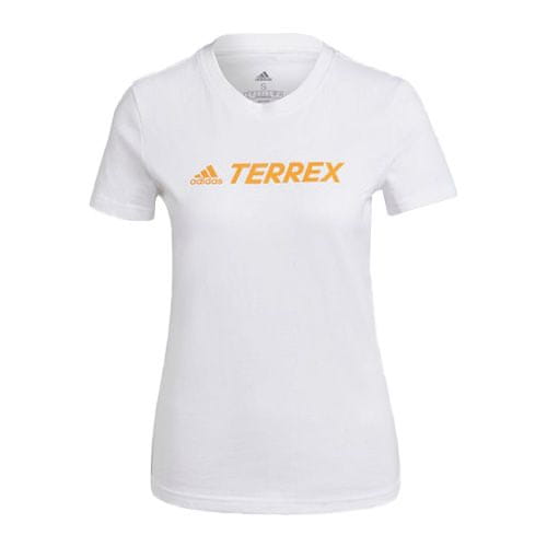 Adidas W Logo Tee, W Logo Tee | H29969 | WHITE/EQTORA | XL