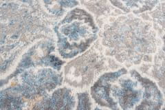 Chemex Koberec Valley Chemex D889B Béžová Bílá Krémová Modrá Šedá 80x150 cm