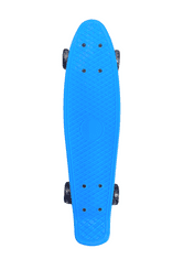 Pennyboard s LED kolečky, 56 cm LIGHT BLUE/BLACK S-153