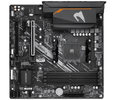 Gigabyte B550M AORUS ELITE osnovna plošča, AM4, DDR4, Micro ATX - zánovní